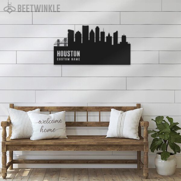 Custom-Houston-Skyline-Metal-Wall-Art-LED-Light-6