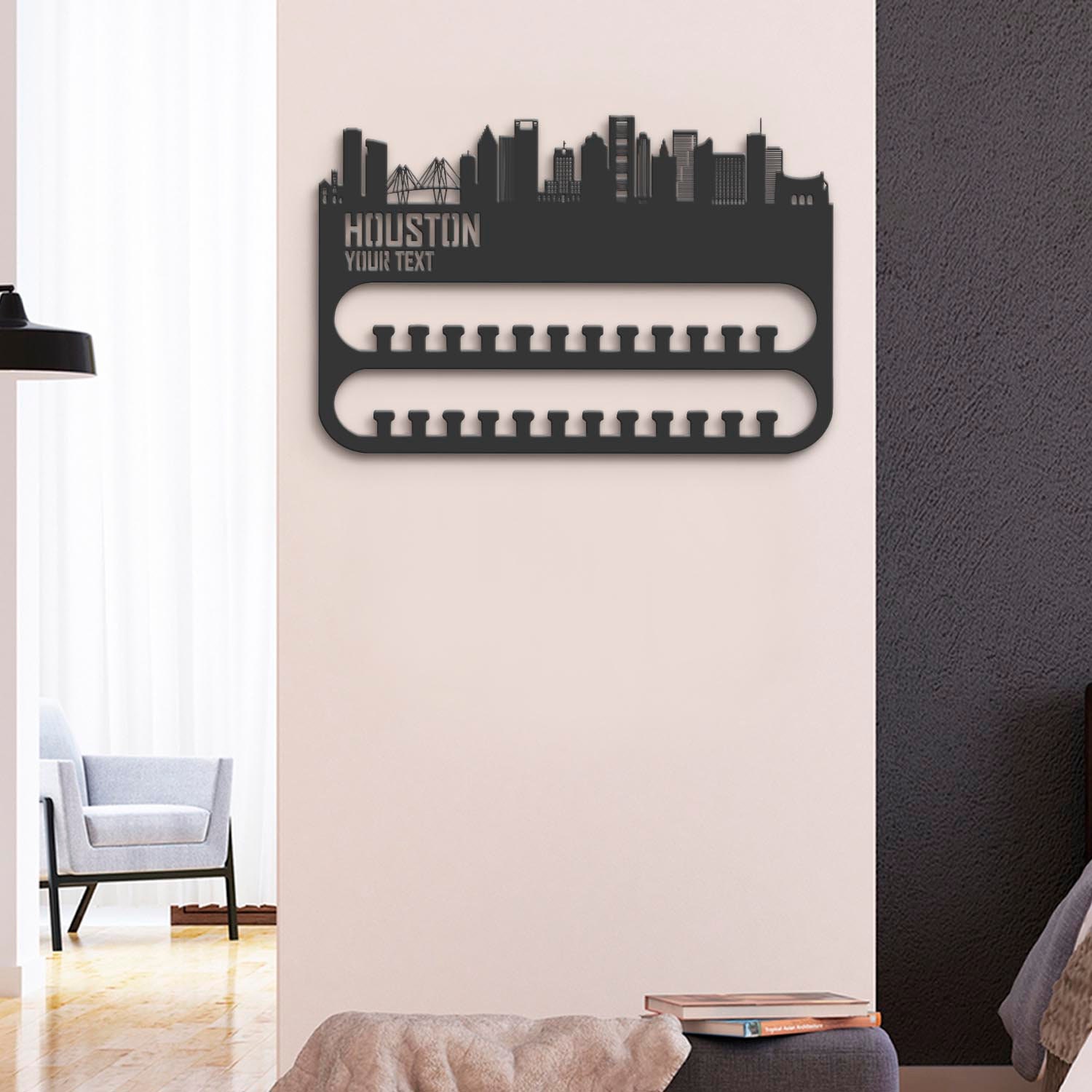 Custom-Houston-Skyline-Sport-Medal-Hanger-With-Led-Light_1