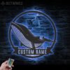 Custom-Humpback-Whale-Metal-Wall-Art-LED-Light