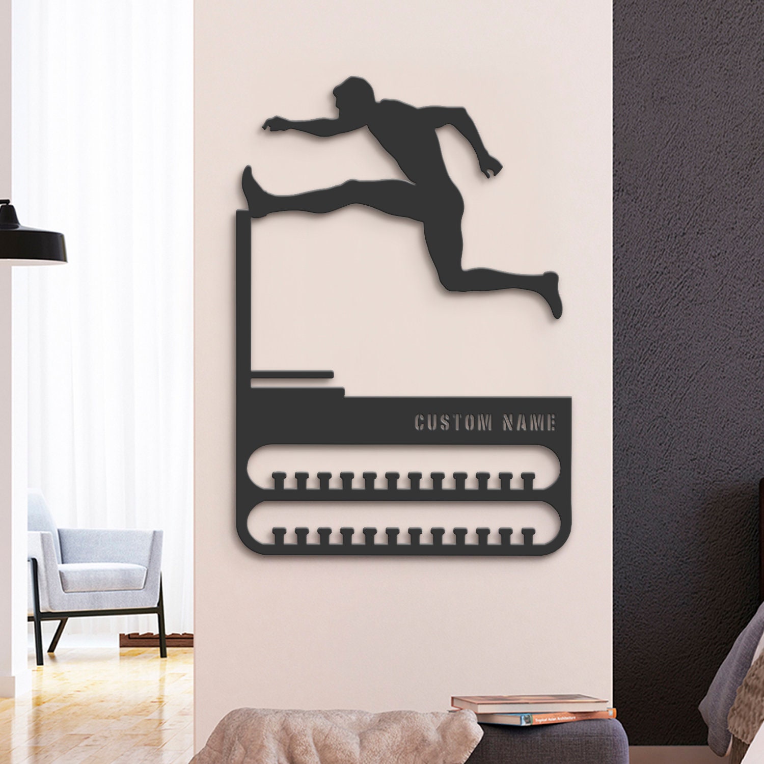 Custom-Hurdles-Running-Medal-Hanger-With-Led-Light_6