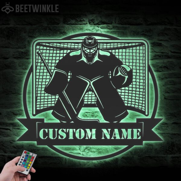 Custom-Ice-Hockey-Player-Metal-Wall-Art-LED-Light-5