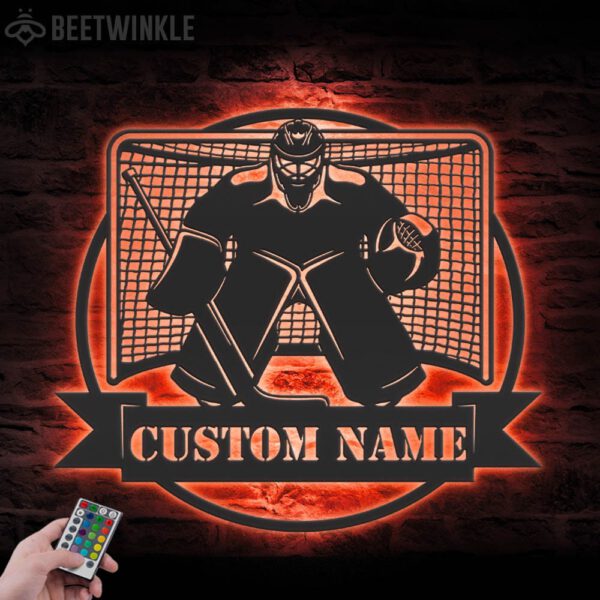 Custom-Ice-Hockey-Player-Metal-Wall-Art-LED-Light-7