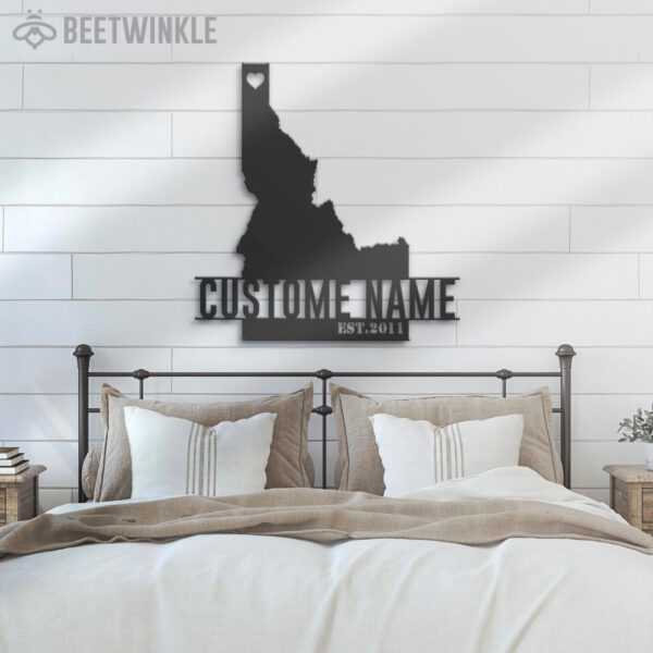 Custom-Idaho-Map-Metal-Wall-Art-LED-Light-8