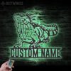 Custom-Iguana-Lizard-Metal-Wall-Art-LED-Light-1