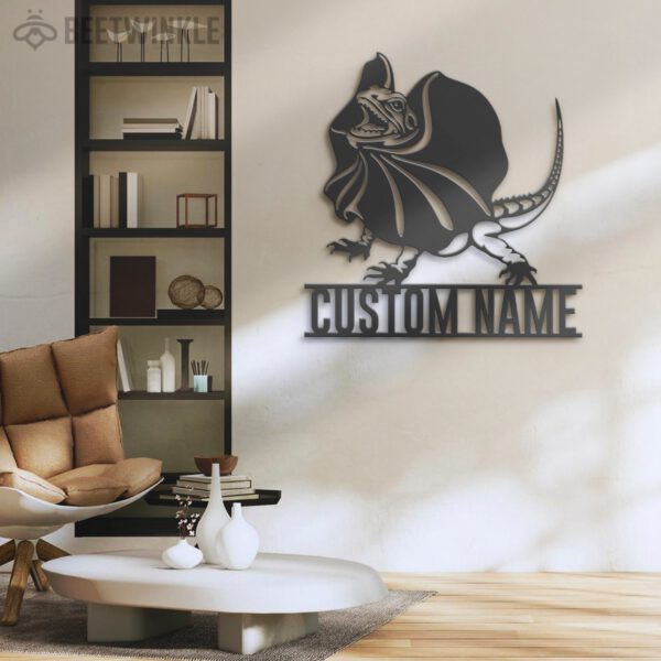 Custom-Iguana-Lizard-Metal-Wall-Art-LED-Light-5