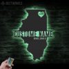 Custom-Illinois-Map-Metal-Wall-Art-LED-Light-4