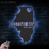 Custom-Illinois-Map-Metal-Wall-Art-LED-Light-5