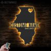 Custom-Illinois-Map-Metal-Wall-Art-LED-Light-6