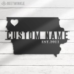 Custom-Iowa-Map-Metal-Wall-Art-LED-Light-2