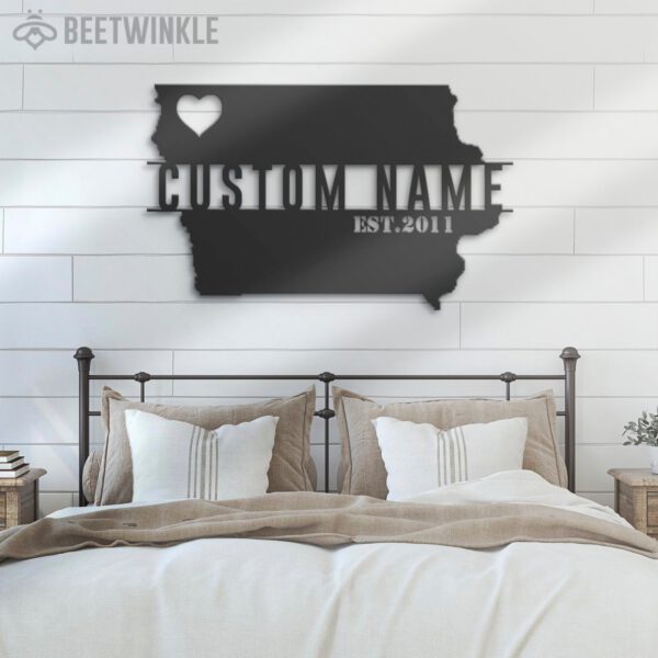 Custom-Iowa-Map-Metal-Wall-Art-LED-Light-7