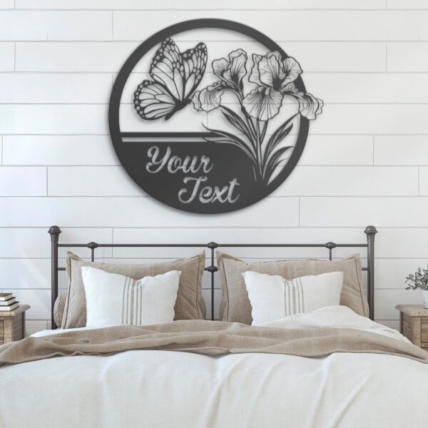 Custom-Iris-Flower-Metal-Wall-Art-LED-Light-2