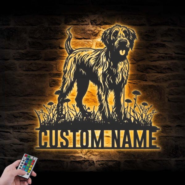 Custom-Irish-Wolfhound-Metal-Wall-Art-LED-Light_6