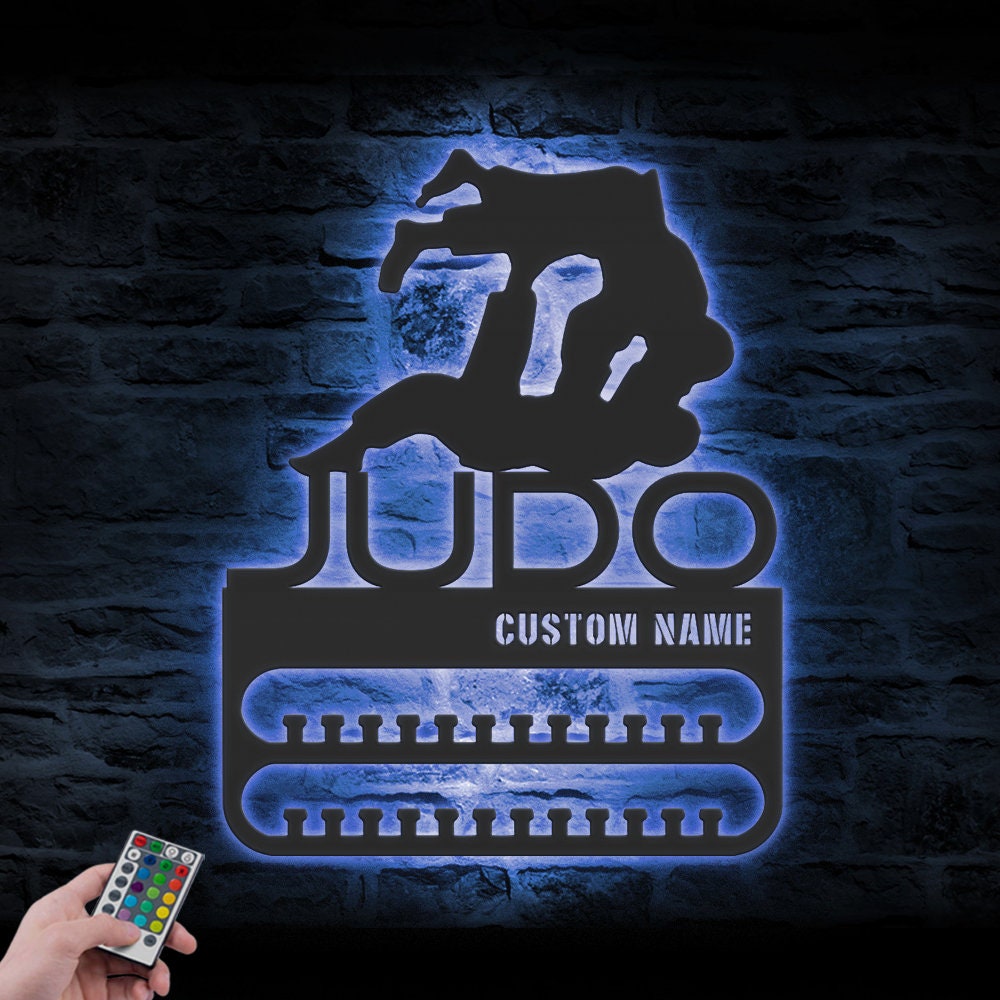 Custom-Judo-Medal-Hanger-With-Led_3