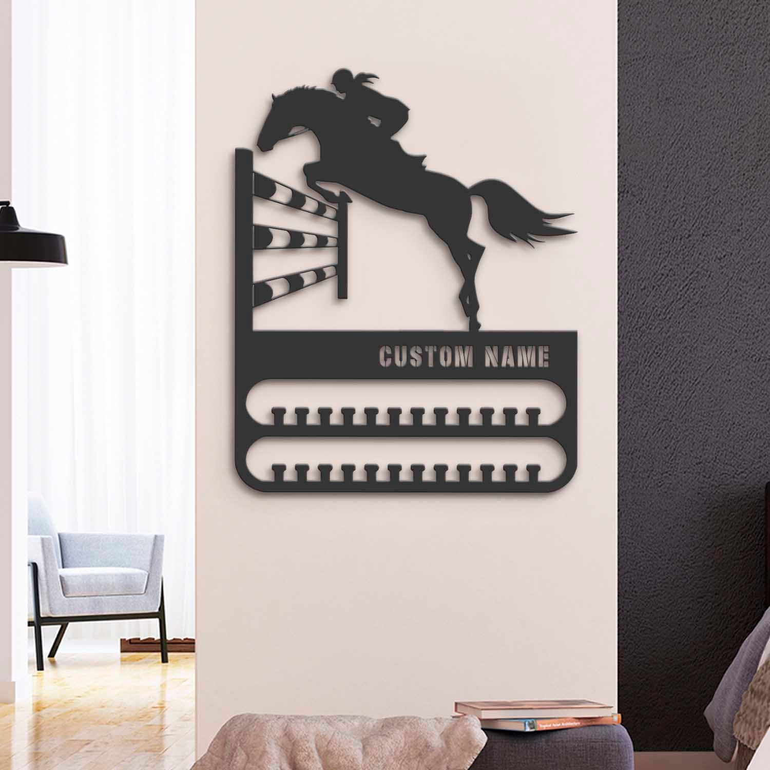 Custom-Jumping-Horse-Medal-Hanger-Led-Light_4