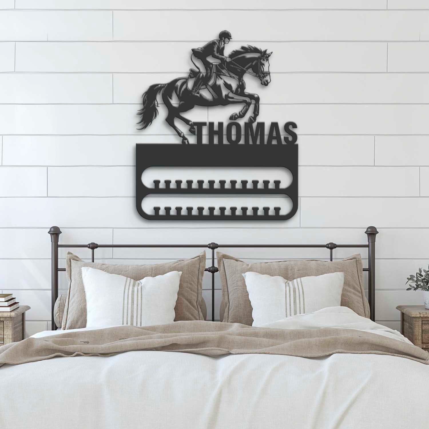 Custom-Jumping-Horse-Medal-Hanger-With-Led-Light_1