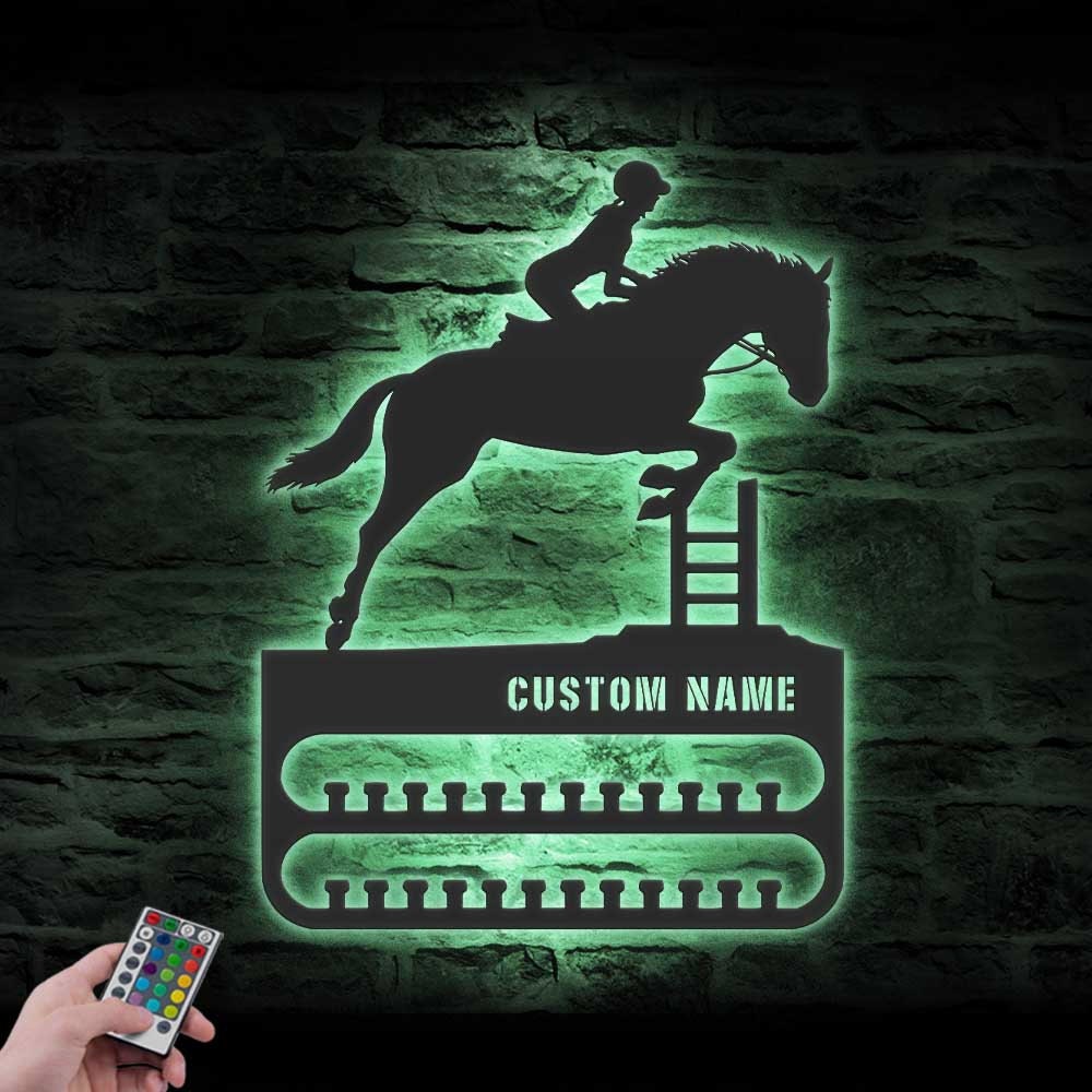 Custom-Jumping-Horse-Medal-Hanger-With-Led_6