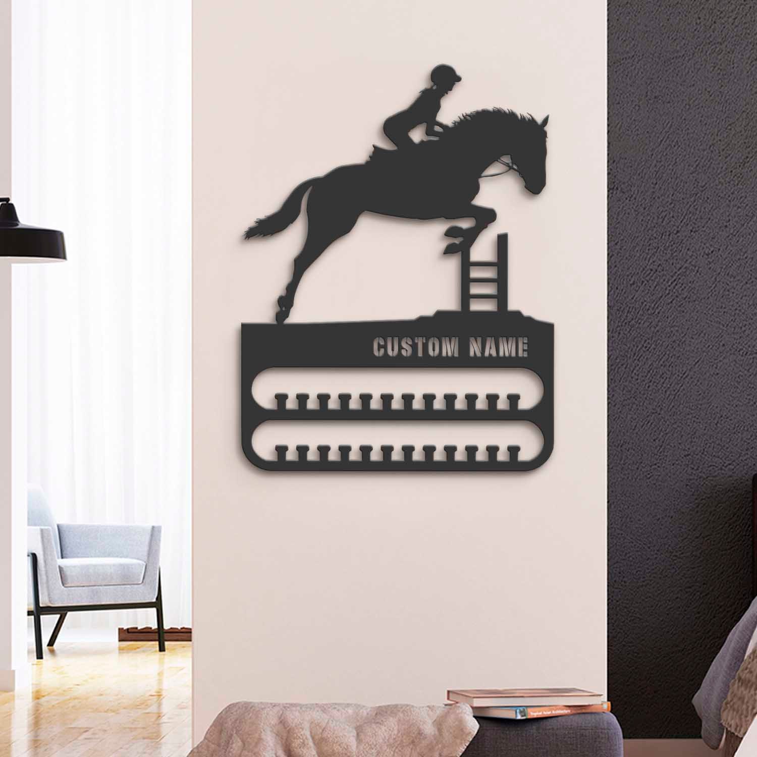 Custom-Jumping-Horse-Medal-Hanger-With-Led_8