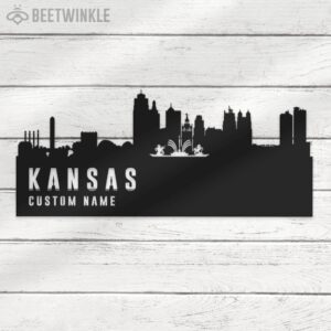 Custom-Kansas-City-Skyline-Metal-Wall-Art-LED-Light-2