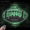 Custom-Kansas-Skyline-American-Football-Metal-Wall-Art-LED-Light-7