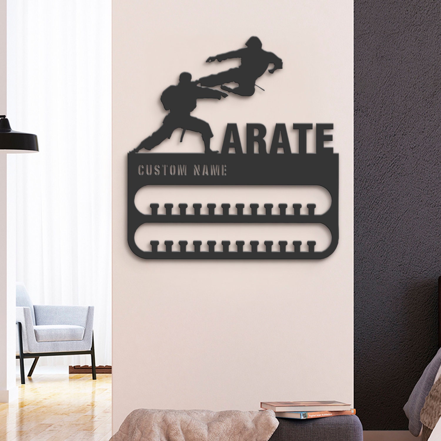 Custom-Karate-Medal-Hanger-With-Led-Light_3