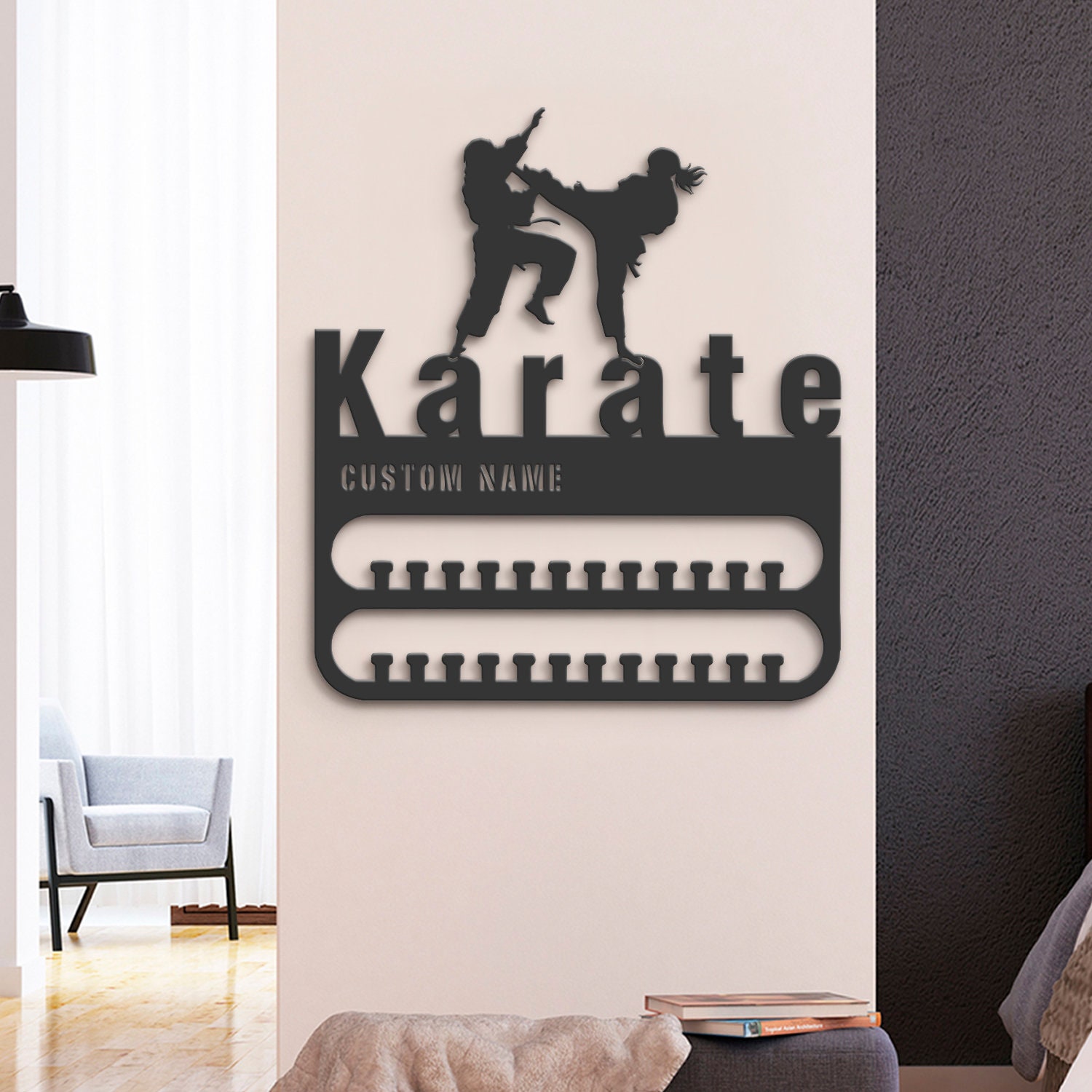 Custom-Karate-Medal-Hanger-With-Led_7