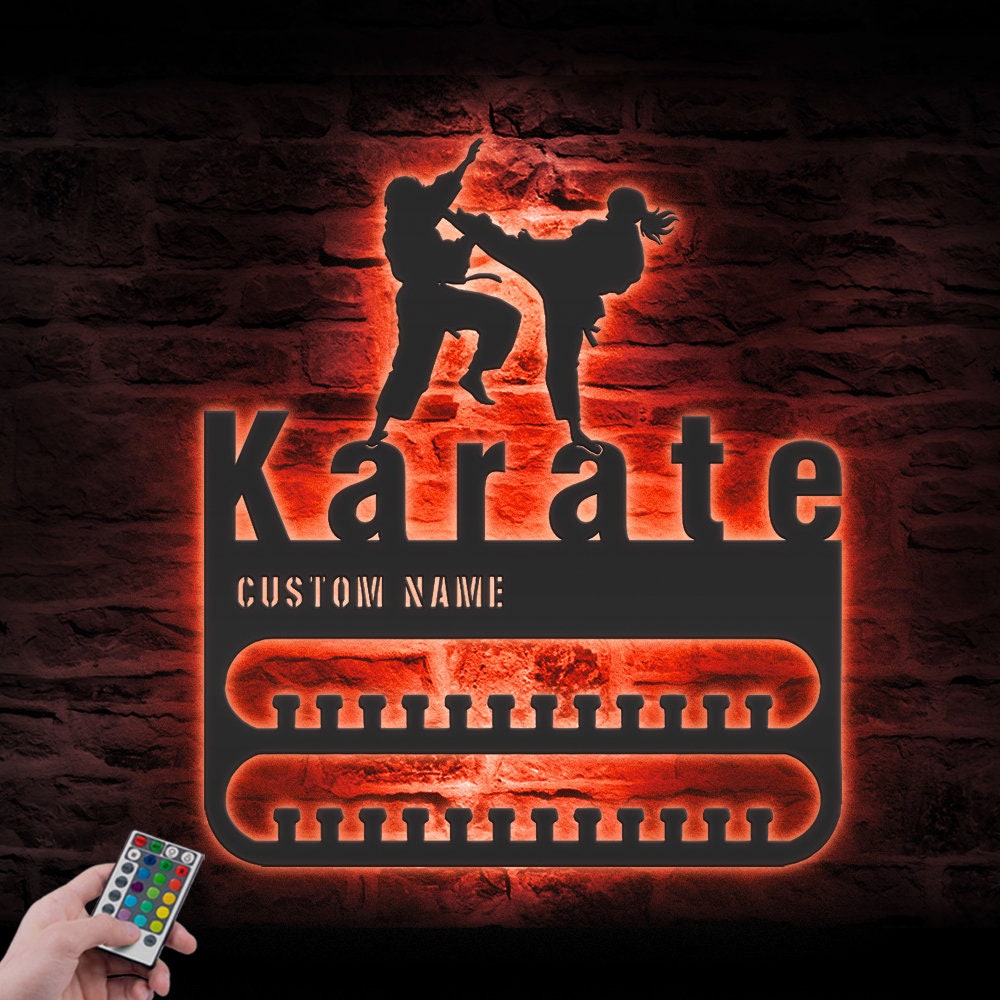 Custom-Karate-Medal-Hanger-With-Led_8