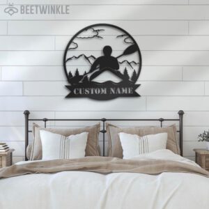 Custom-Kayak-Lake-Life-Metal-Wall-Art-LED-Light-2