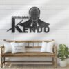 Custom-Kendo-Metal-Wall-Art-with-LED-Light-7