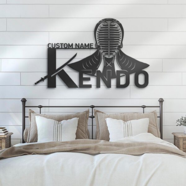 Custom-Kendo-Metal-Wall-Art-with-LED-Light-8