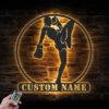 Custom-Kickboxing-Metal-Wall-Art-with-LED-Light-2-1