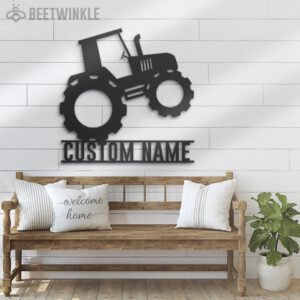 Custom-Kids-Tractor-Farm-Metal-Wall-Art-LED-Light-2