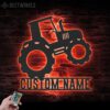 Custom-Kids-Tractor-Farm-Metal-Wall-Art-LED-Light-6