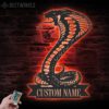 Custom-King-Cobra-Snake-Metal-Wall-Art-LED-Light-3