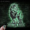 Custom-King-Lion-Metal-Wall-Art-LED-Light