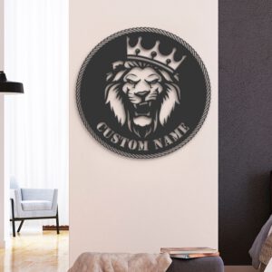 Custom-King-Lion-Metal-Wall-Art-LED-Light-2-1