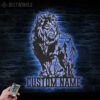 Custom-King-Lion-Metal-Wall-Art-LED-Light-4