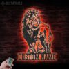 Custom-King-Lion-Metal-Wall-Art-LED-Light-5