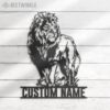 Custom-King-Lion-Metal-Wall-Art-LED-Light-8