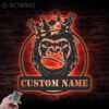 Custom-King-Monkey-Metal-Wall-Art-LED-Light-4