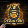 Custom-King-Monkey-Metal-Wall-Art-LED-Light-5