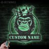 Custom-King-Monkey-Metal-Wall-Art-LED-Light-8