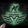 Custom-Krav-Maga-Metal-Wall-Art-with-LED-Light-3