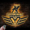 Custom-Krav-Maga-Metal-Wall-Art-with-LED-Light-5