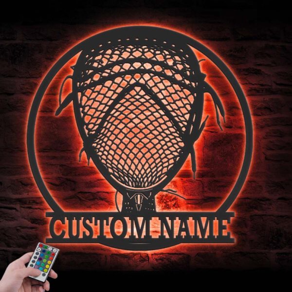 Custom-Lacrosse-Stick-Head-Metal-Wall-Art-LED-Light