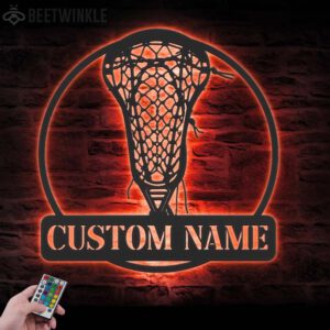 Custom-Lacrosse-Sticks-Metal-Wall-Art-LED-Light-2-1