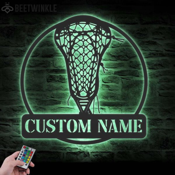 Custom-Lacrosse-Sticks-Metal-Wall-Art-LED-Light-7-1