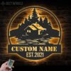 Custom-Lake-House-Metal-Wall-Art-LED-Light-4-4