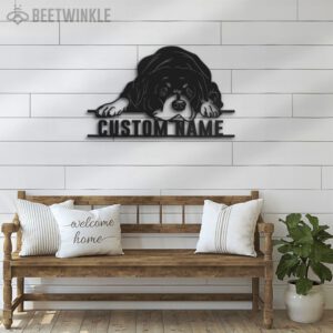 Custom-Lazy-Rottweiler-Metal-Wall-Art-LED-Light_1