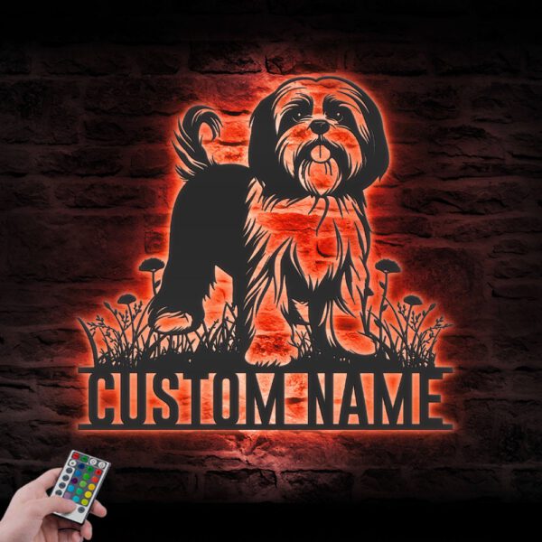 Custom-Lhasa-Apso-Metal-Wall-Art-LED-Light_8