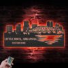 Custom-Little-Rock-Skyline-Metal-Wall-Art-LED-Light-5